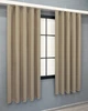 Комплект коротких штор VR-Textil Блекаут Midnight № 1230ш Темний бежевий 140х170 см 2 шт (35-0430) - зображення 3