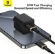 Кабель Baseus Dura Series Cable USB to Type-C 60W 2m P10377802U01-02 Black-Gold - изображение 5