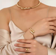 Набір прикрас GONCHAR & CO. 3 в 1 (кольє, каблучка, браслет) 18K 77-5006 - зображення 1
