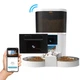 Смарт автоматическая кормушка для кошек и собак 4L – Wi-Fi управление через приложение, таймер кормления, одна миска - изображение 3