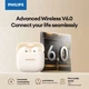 Бездротові TWS-навушники Philips TAT1420 з AI-мікрофоном і 18 годинами автономності - зображення 8