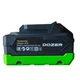 Акумуляторна болгарка кутошліфувальна Dozer B30 Brushless: КШМ Безщіткова, 125 мм, 3 швидкості (4700/7200/9600), 1 АКБ 20В 4Ah + Кейс - зображення 14