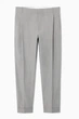 Штани чоловічі COS micro-houndstooth trousers - cropped 1217335001 Eur 48 Сірий - зображення 7