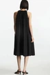 Сукня жіноча COS racer-neck midi dress 1085148001 Eur 36 Чорний - изображение 3