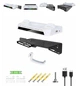 Підставка для PS5 / PS5 Slim YZC-505 зарядка DualSense RGB станція охолодження тримач навушників - зображення 6