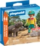 Набір іграшок Playmobil Duo Pack Лісовий охоронець з носорогом 72025 (4008789720252) - зображення 1
