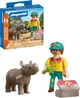 Набір іграшок Playmobil Duo Pack Лісовий охоронець з носорогом 72025 (4008789720252) - зображення 2