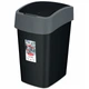 Контейнер для мусора с поворотной крышкой Curver Flip Bin 25 л (02171) Черный - изображение 2