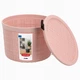 Кошик для зберігання з кришкою Curver Jute 2 л (01903) Рожевий - зображення 2