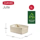 Корзина для хранения Curver Jute S 5 л (01904) Кремовый - изображение 8