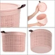 Кошик для зберігання з кришкою Curver Jute 2 л (01903) Рожевий - зображення 5