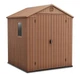 Сарай садовый пластиковый (домик) Keter DARWIN 6x6 (17210353) Коричневый - изображение 1