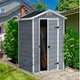 Сарай садовый пластиковый (домик) Keter MANOR 4x3 (17192190) Серый - изображение 6