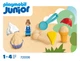 Набір іграшок Playmobil Junior Sand Кафе-морозиво з піску 72006 (4008789720061) - зображення 1