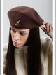Kangol берет коричневий кепка шапка кангол вовна - изображение 4