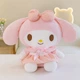 М'яка Аніме Іграшка Плюшева Куромі My Melody з Бантиком у Рожевій Сукні Hello Kitty 30 см - зображення 2