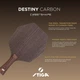 Основание для ракетки Stiga Destiny Carbon Cybershape Master (1073-932080) - изображение 5
