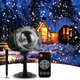 Светодиодный проектор иллюминация снежинками Snowflake Lamp IP65 водонепроницаемый мини-раздвойной снежинки-проектор для улицы - изображение 2