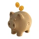 Картонный 3D пазл-конструктор "Cartonic 3D Puzzle PIGGY MONEY BANK" Копилка Свинка - изображение 2