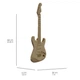 Картонний 3D пазл-конструктор "Cartonic 3D Puzzle GUITAR" Гітара - зображення 4