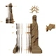 Картонный 3D пазл-конструктор "Cartonic 3D Puzzle STATUE OF LIBERTY USA" Статуя Свободы - изображение 4