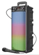 Портативна колонка HOCO BS52 Bluetooth акустика з мікрофоном караоке 20Вт бездротова колонка RGB USB microSD AUX FM радіо потужна колонка для вечірок переносна акустика з пультом ДУ і акумулятором 2200mAh - зображення 1