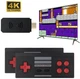 Ігрова приставка GAME D600 HDMI 620 ігор з бездротовими джойстиками, ретро консоль 8 біт для телевізора, міні приставка з HDMI адаптером чорна - изображение 4