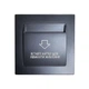 Енергозберігаюча кишеня для готелів SEVEN LOCK P-7752MF black під євророзетку - изображение 1