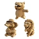 Картонний 3D пазл-конструктор "Cartonic 3D Puzzle SAFARI TRIO" Слоник Лев Бегемот 3в1 - зображення 2