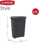 Корзина для белья пластиковая Curver Natural Style 40 л (00709) Коричневый - изображение 7