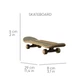 Картонний 3D пазл-конструктор "Cartonic 3D Puzzle Skateboard and spray can" Скейтборд та спрей 2в1 - зображення 4