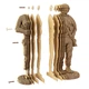 Картонний 3D пазл-конструктор "Cartonic 3D Puzzle SOLDIER" Солдат військовий - зображення 4