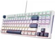 Klawiatura przewodowa Machenike K500B-B87 Red Switch White (6975971291921) - obraz 5