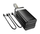 Універсальна мобільна батарея Power Bank із швидкою зарядкою повербанк Hoco S88D8 Plentiful 50000 mAh 22.5W Black - зображення 4