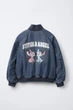 Подростковая ветровка-бомбер для девочки Zara STITCH & ANGEL DISNEY 5854/612 164 см Голубой - изображение 2