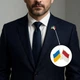 Значок BROCHE брошь бижутерия Флаги Украина-Монако BRGV115403 - изображение 6