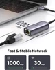 USB 3.0 Ethernet адаптер Gigabit 1000 Мбит/с AX88179, USB to RJ45 сетевая клетка для ноутбука и ПК Ugreen - изображение 4