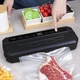 Вакууматор для запаювання продуктів та їжі у вакуумні пакети побутовий вакуумний пакувальник на кухню - зображення 6