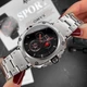 Наручний розумний годинник Modfit Onyx Silver Steel + ремінець в подарунок подарунковий - зображення 9