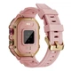 Наручний розумний годинник Modfit Harmony Gold-Pink витончений - изображение 3