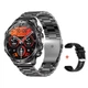 Наручний розумний годинник Modfit Tactic Blaze Black Steel + ремінець в подарунок тактичний - изображение 1