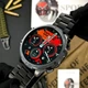 Наручний розумний годинник Modfit Tactic Blaze Black Steel + ремінець в подарунок тактичний - изображение 3