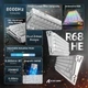 Механічна клавіатура на магнітних світчах з Hot Swap Attack SHARK R68 HE Carbon Fiber Rapid Trigger, 66key, RGB, 8K, Win/Mac OS, УКР/АНГЛ, Ice Ninja/Біла (R68IN) - зображення 4