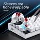 Механічна клавіатура з HOT-SWAP AJAZZ NK68 68Key, УКР/АНГЛ, NKRO, Contorus White/Біла (NK68CW) - изображение 4