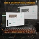 Механічна клавіатура на магнітних світчах з Hot Swap Attack SHARK R68 HE Carbon Fiber Rapid Trigger, 66key, RGB, 8K, Win/Mac OS, УКР/АНГЛ, Ink Shade/Чорна (R68IS) - зображення 7