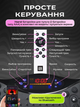 Віброплатформа для схуднення з еспандерами, вібраційний фітнес тренажер 200W до 150 кг, 99 швидкостей, 5 програм, Bluetooth, USB, дисплей, пульт, біла - зображення 5