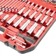 Набір інструментів 1/2" & 3/8" & 1/4" 222 од. INTERTOOL (ET-9222) - изображение 8