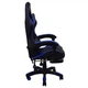 Кресло геймерское игровое Bonro B-810 Blue с подставкой для ног (42300047) - изображение 2