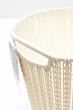 Кошик для паперів пластиковий Curver Knit 7 л (03678) Кремовий - зображення 3