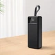 Повербанк 30000 mah потужний павербанк для роутера powerbank з ліхтариком і швидкою зарядкою 22.5w до вай фай роутеру умб для телефону смартфона - зображення 4